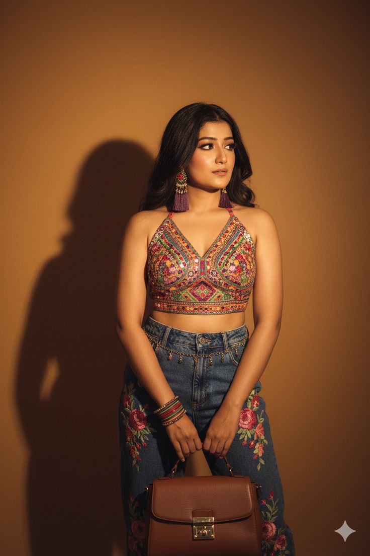 Navratri look ideas aesthetic