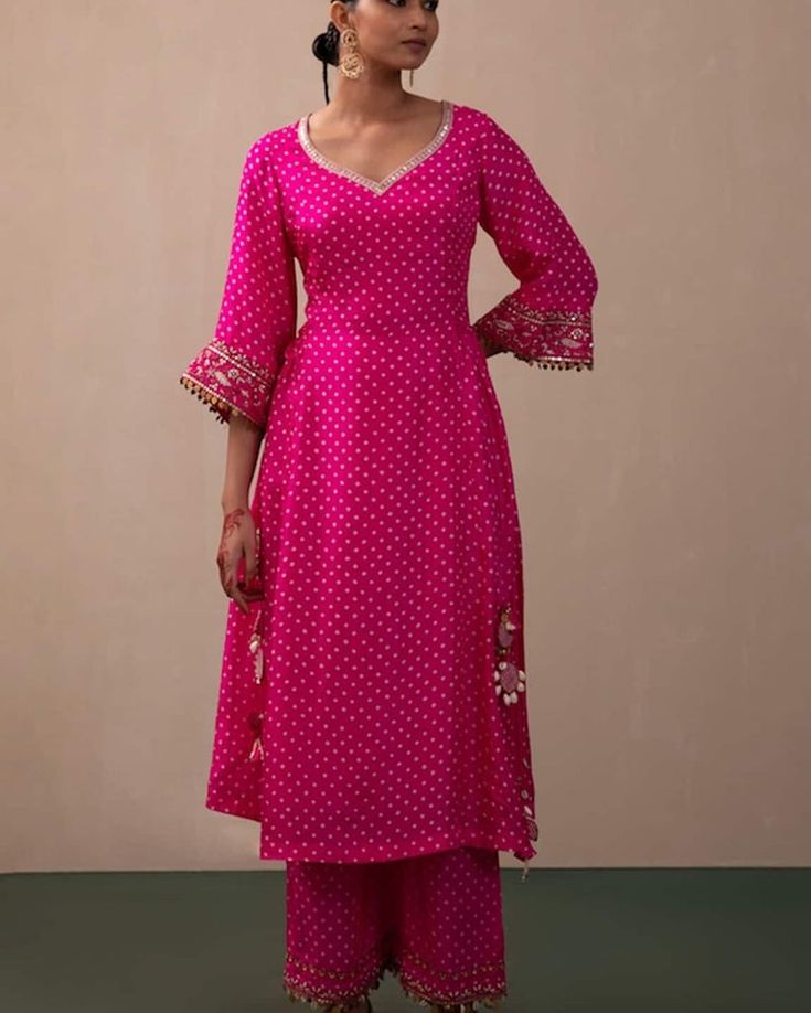 Very beautiful chinon bandhani prints 350_- per meter 44”_Fixed